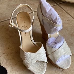 Jessica Simpson wedge heels
